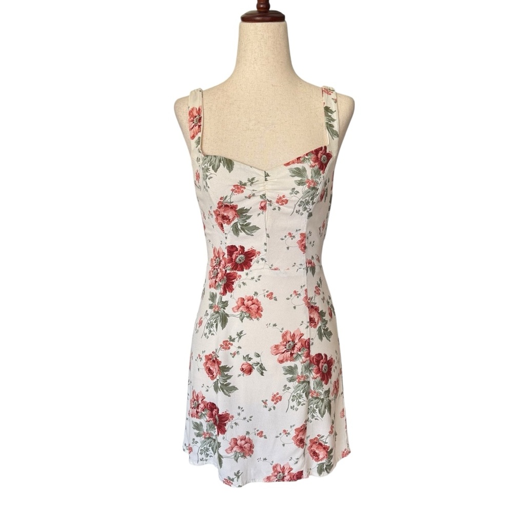 Reformation Fairfax Floral Mini Dress Sundress in Veranda size 4